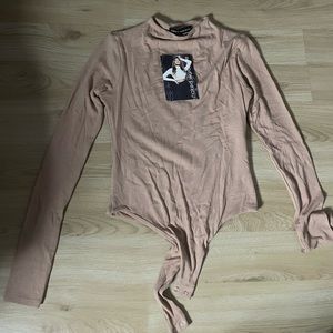 Naked wardrobe long sleeve body suit